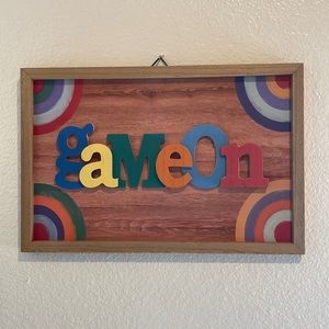 Game on wall decor